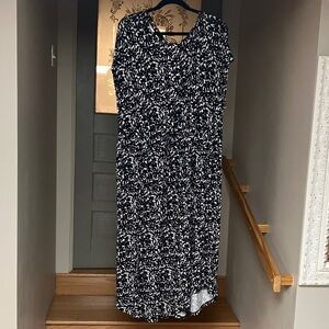 terra & Sky dress criss cross back detail 2x 20/22w